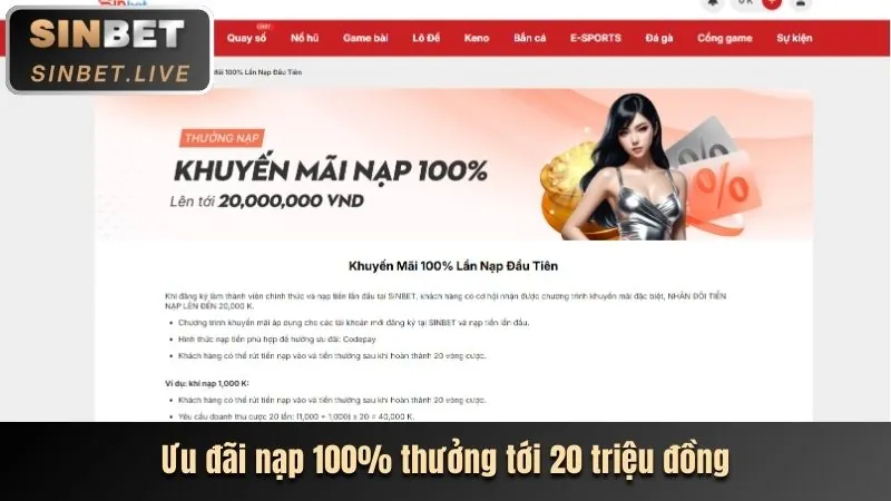 Khuyến mãi chào mừng thành viên mới VN88VC